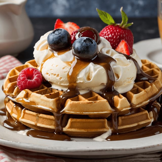 2 Classic Waffles.