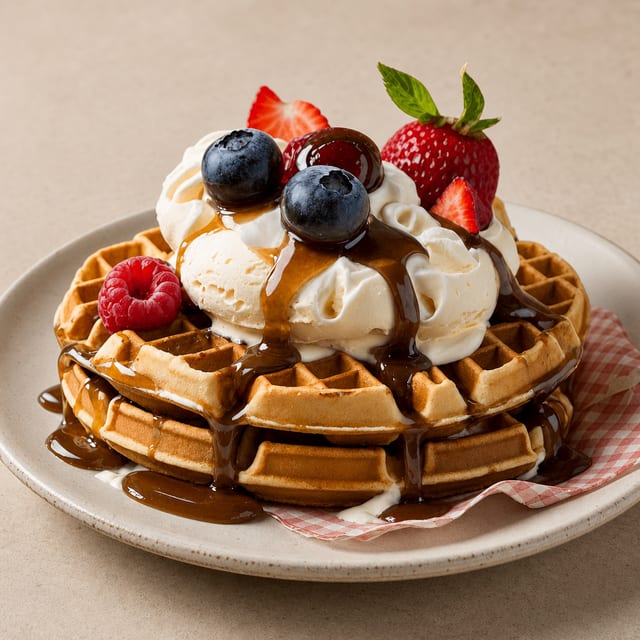 2 Classic Waffles.