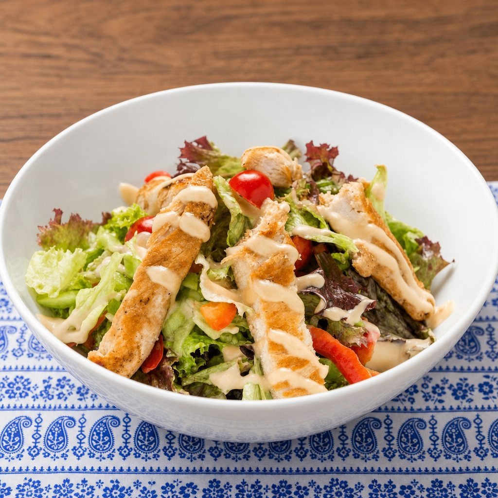 Chicken Caesar Salad.