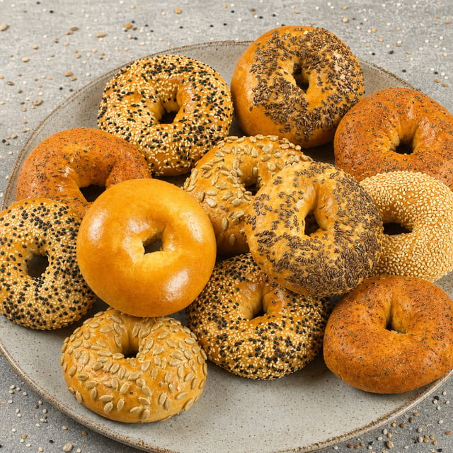 Dozen Bagels Online.