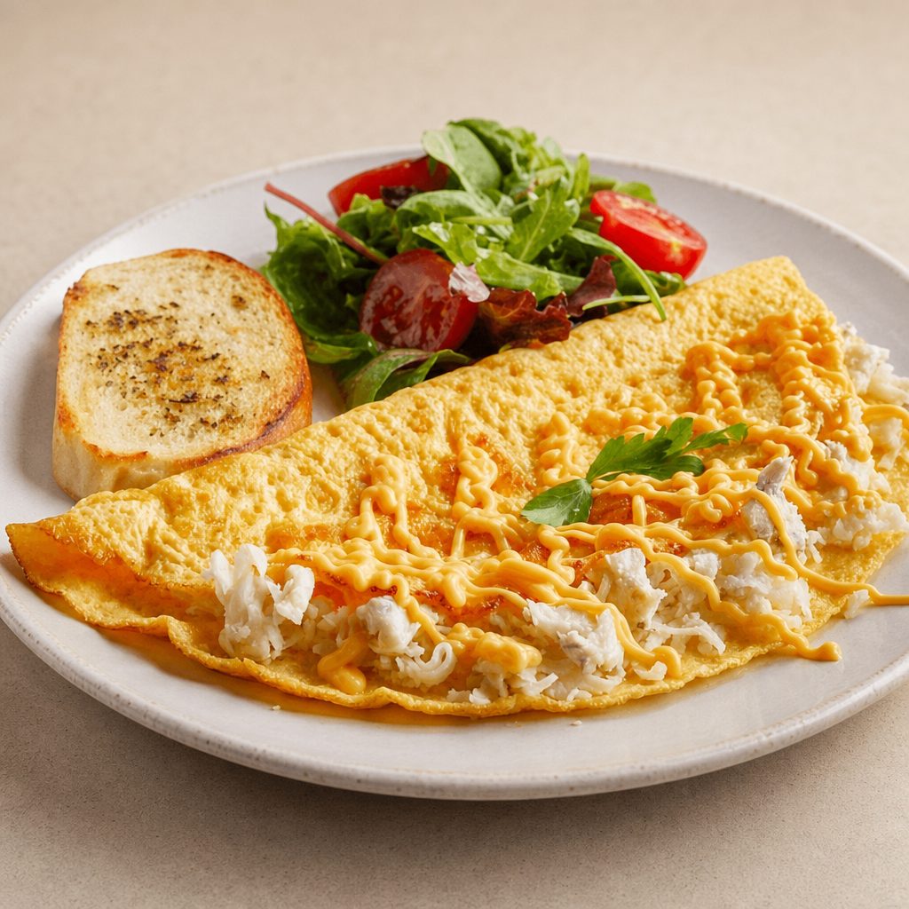 3 Cheese Omelette.